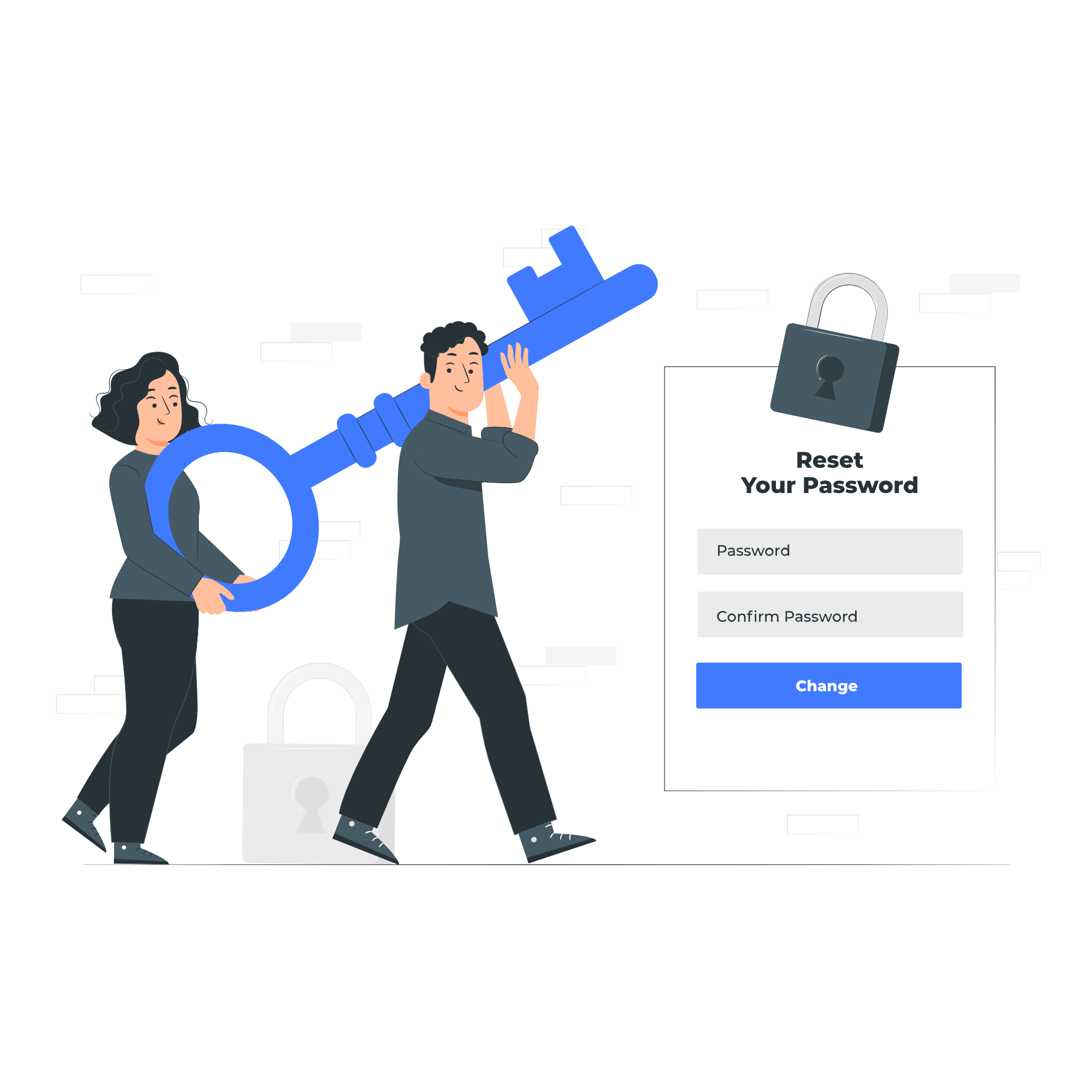 Ilustración de seguridad